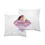 Voir la diapositive 2 : ABEIL ABEIL Lot de 2 Oreillers a memoire de forme matelasses 60x60 cm blanc