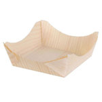 Paris Prix Lot de 12 Barquettes en Pin  Ecolo  10cm Naturel