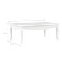 Voir la diapositive 6 : VIDAXL Table basse Blanc 110x60x40 cm Bois de pin massif