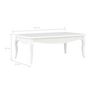 Voir la diapositive 6 : VIDAXL Table basse Blanc 110x60x40 cm Bois de pin massif