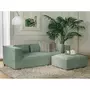 LISA DESIGN Stella - canapé fixe 3 places - en velours côtelé - style contemporain -