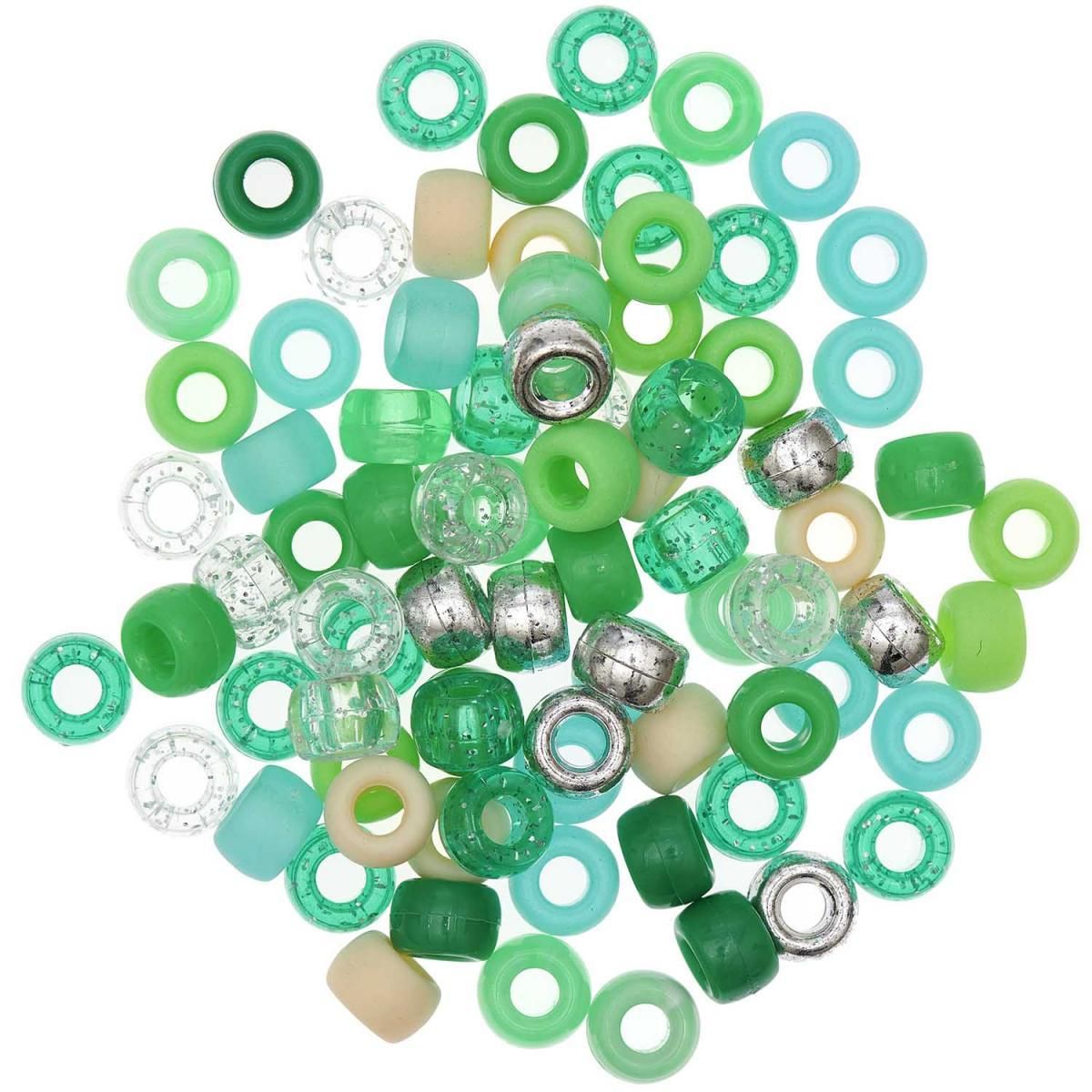 RICO DESIGN Itoshii pack 80 perles Ponii Vert mix
