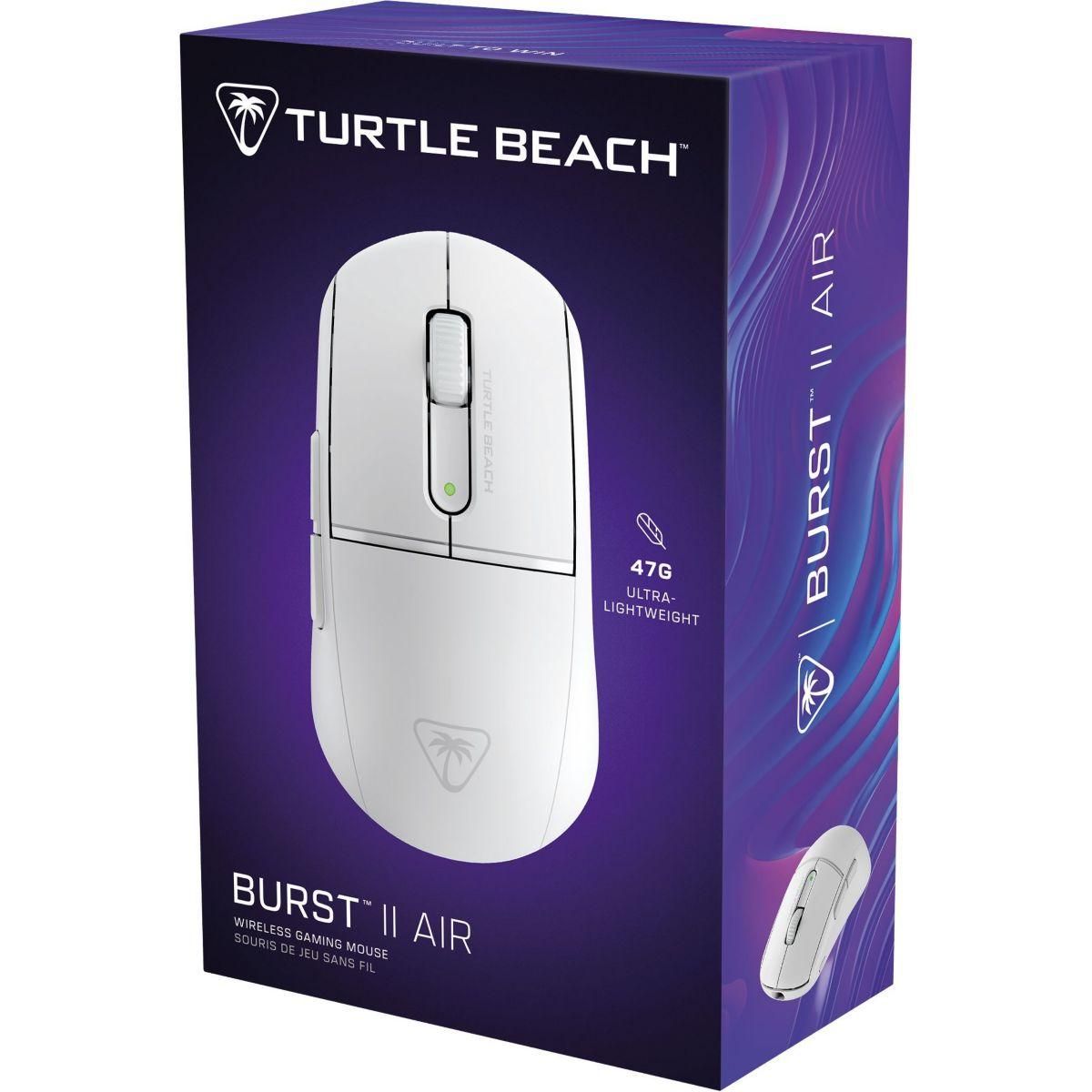 Turtle Beach Souris Gamer Sans Fil Burst II Air Blanche
