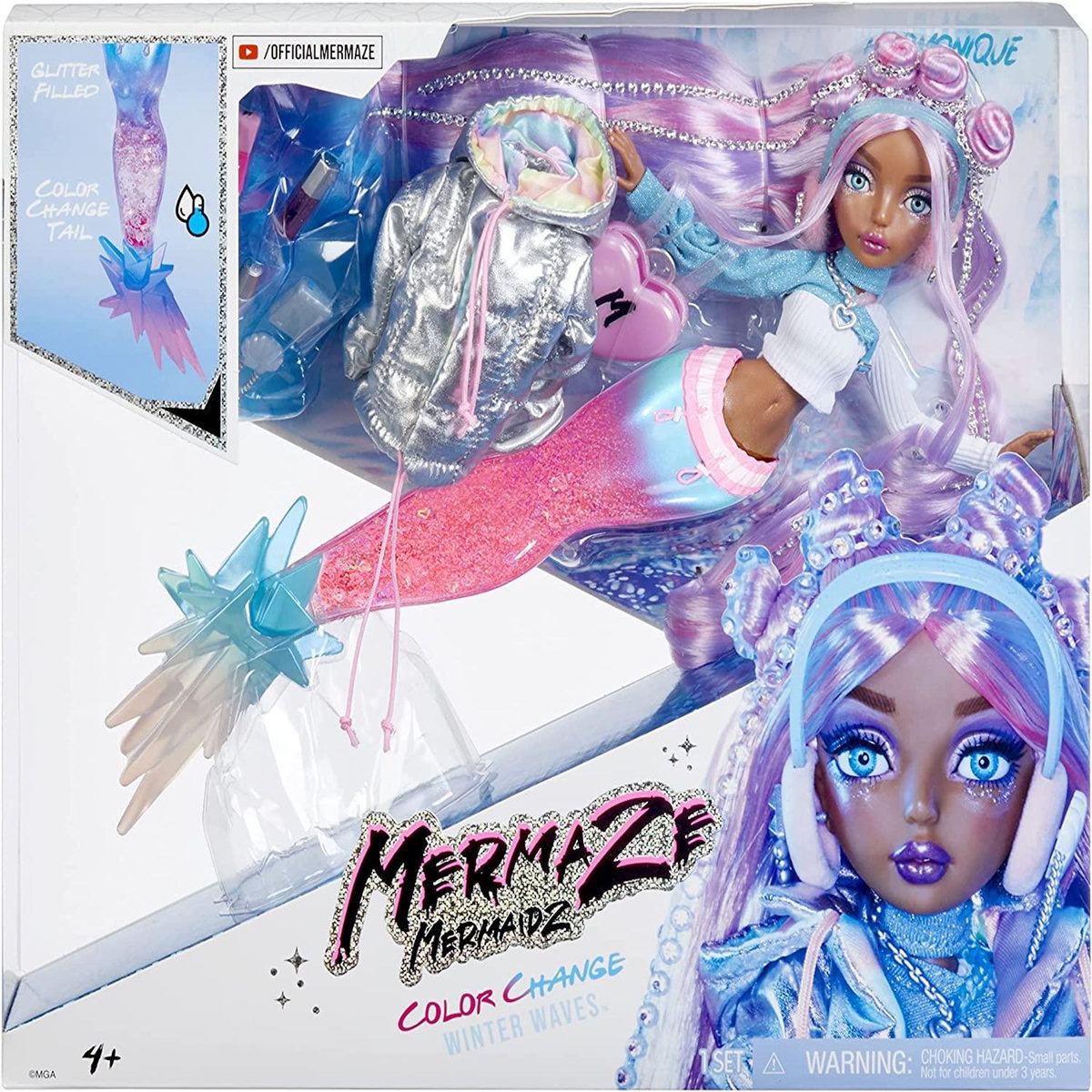 MGA Poupée Mermaze Mermaidz Winter Harmonique