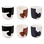 SECRET DE GOURMET Lot de 6 Tasses  Olme  10cl Multicolore