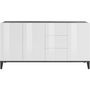Voir la diapositive 1 : Buffet moderne 3 portes 3 tiroirs L160cm BARI