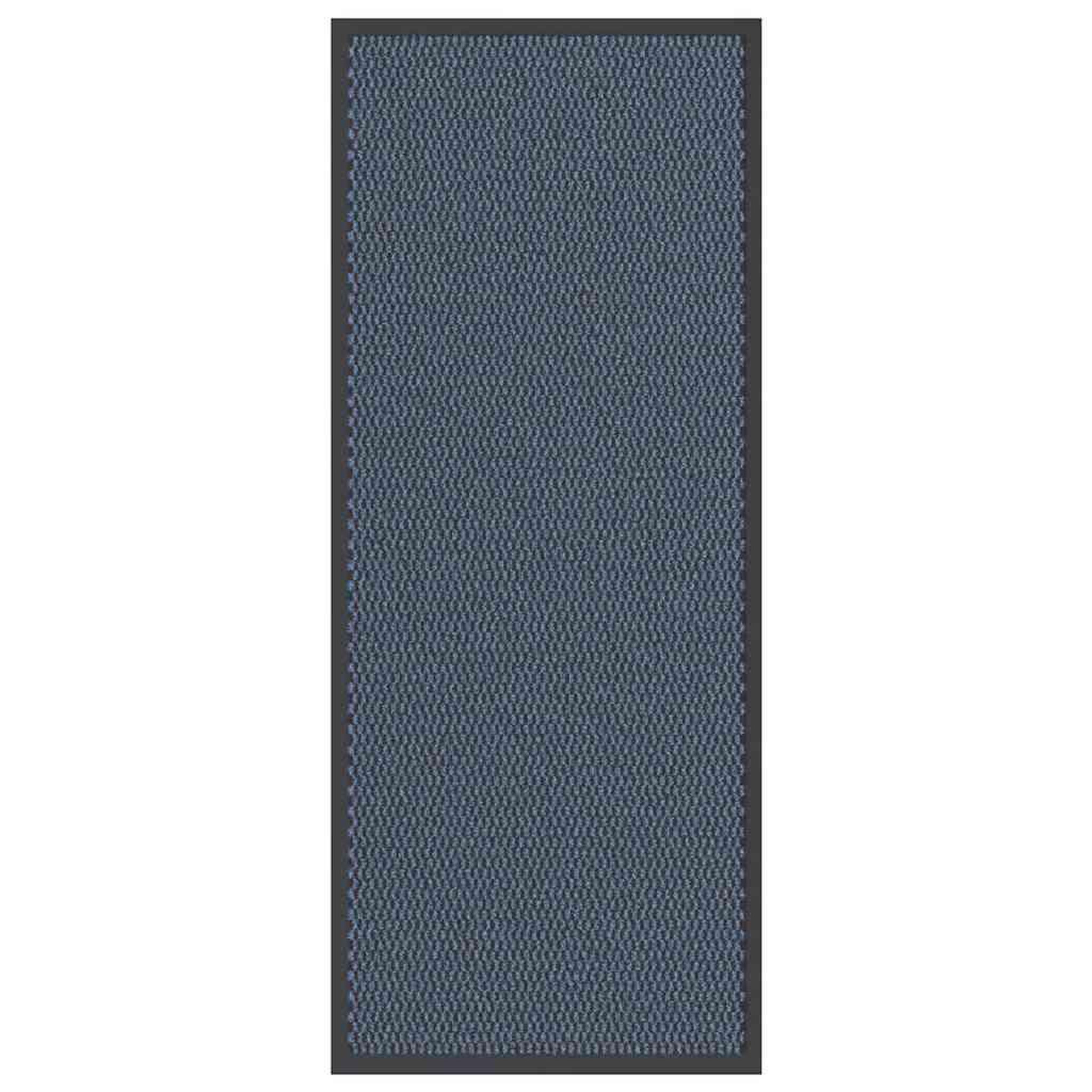 VIDAXL Paillasson bleu 60x150 cm