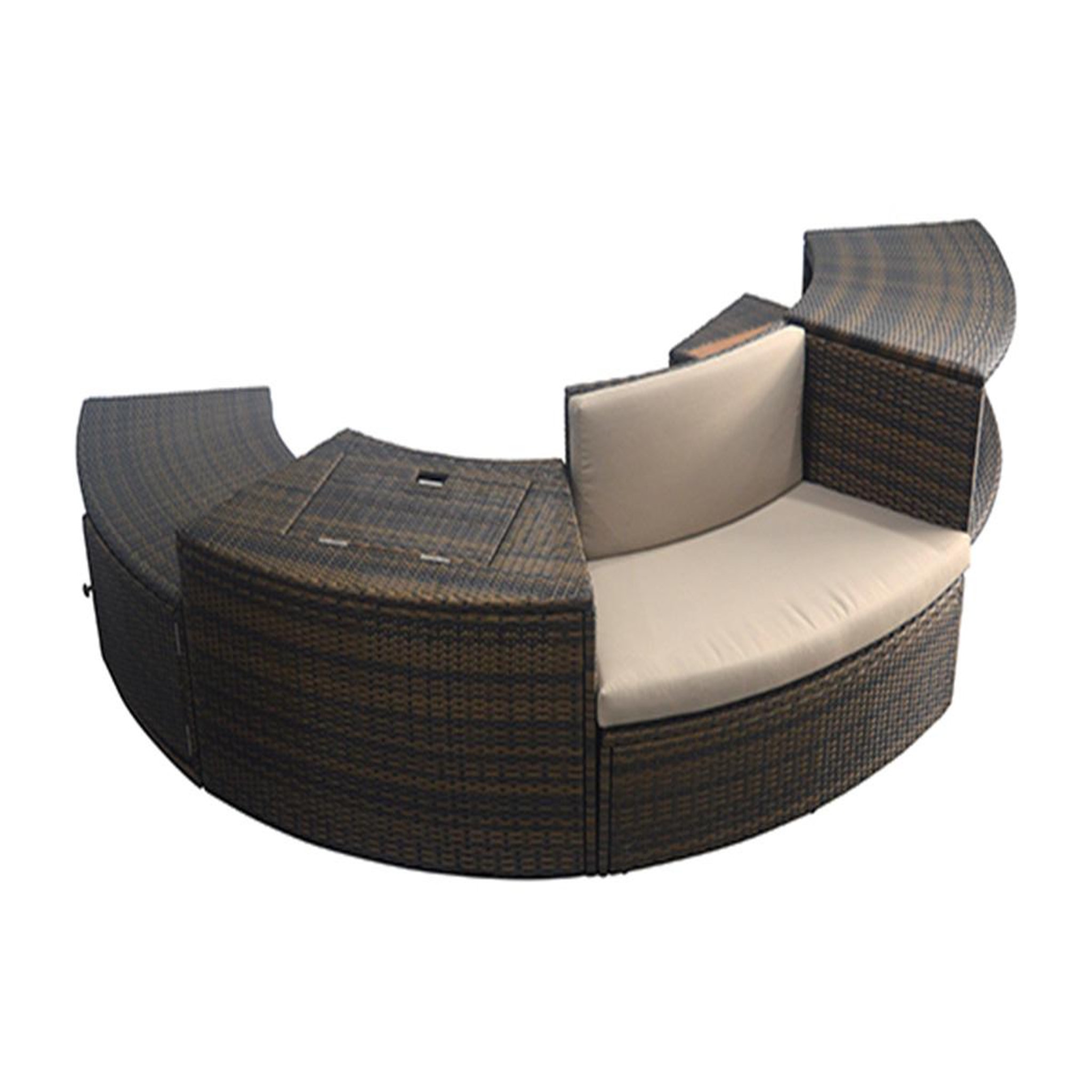 Voir la diapositive 6 : Netspa Mobilier 5 modules pour spa portable semi-rigide Vita Premium - Netspa