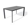 Voir la diapositive 1 : DCB GARDEN Table de jardin rectangulaire - 4/6 places - Aluminium laqué et peinture - Anthracite - EPOXY MEET