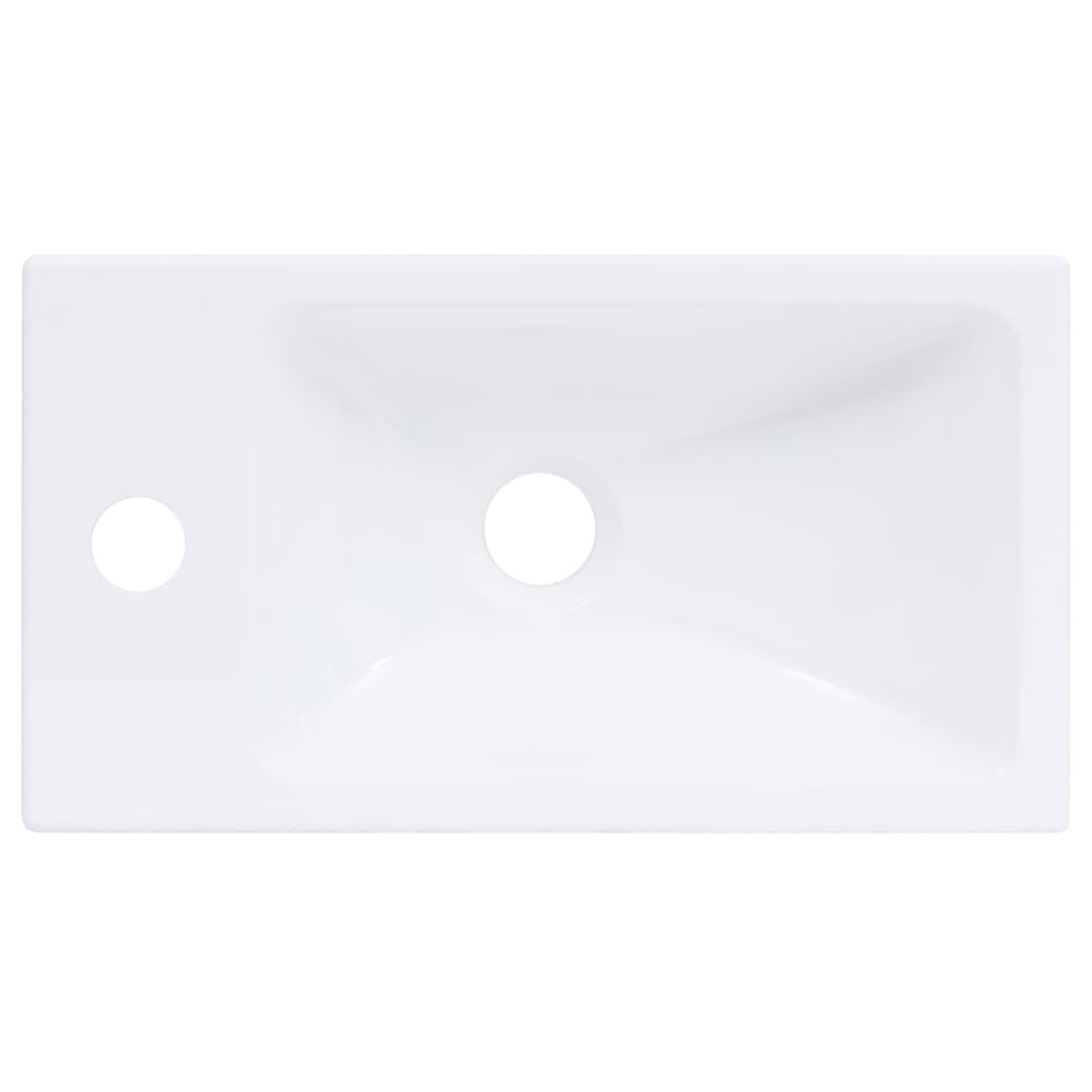 Voir la diapositive 4 : VIDAXL Lavabo 400x220x90 mm smc blanc