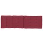 Voir la diapositive 5 : VIDAXL Coussins de chaise longue lot de 2 rouge bordeaux tissu oxford