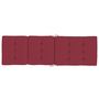 Voir la diapositive 5 : VIDAXL Coussins de chaise longue lot de 2 rouge bordeaux tissu oxford