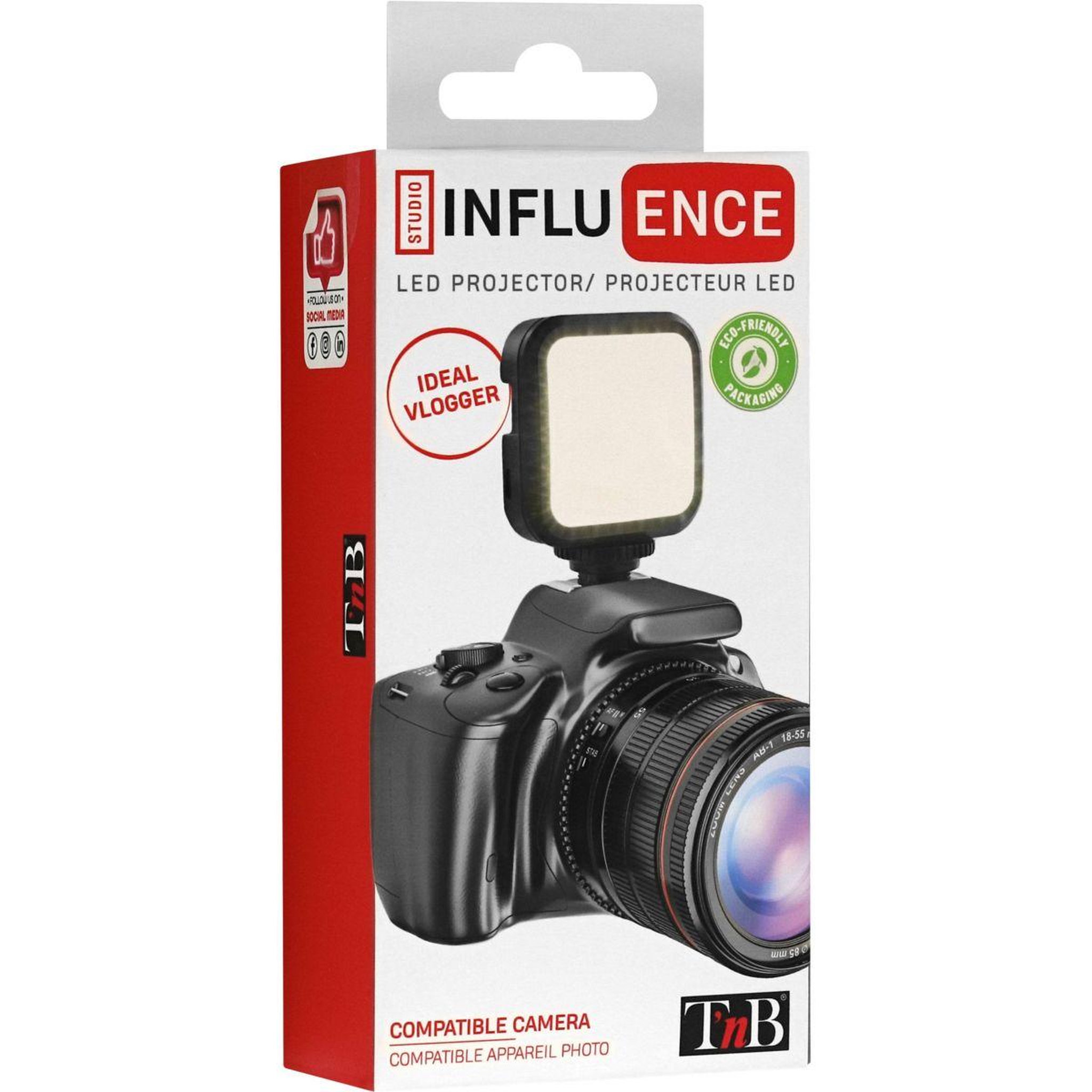 Voir la diapositive 4 : TNB Lampe led influence projecteur transportable led