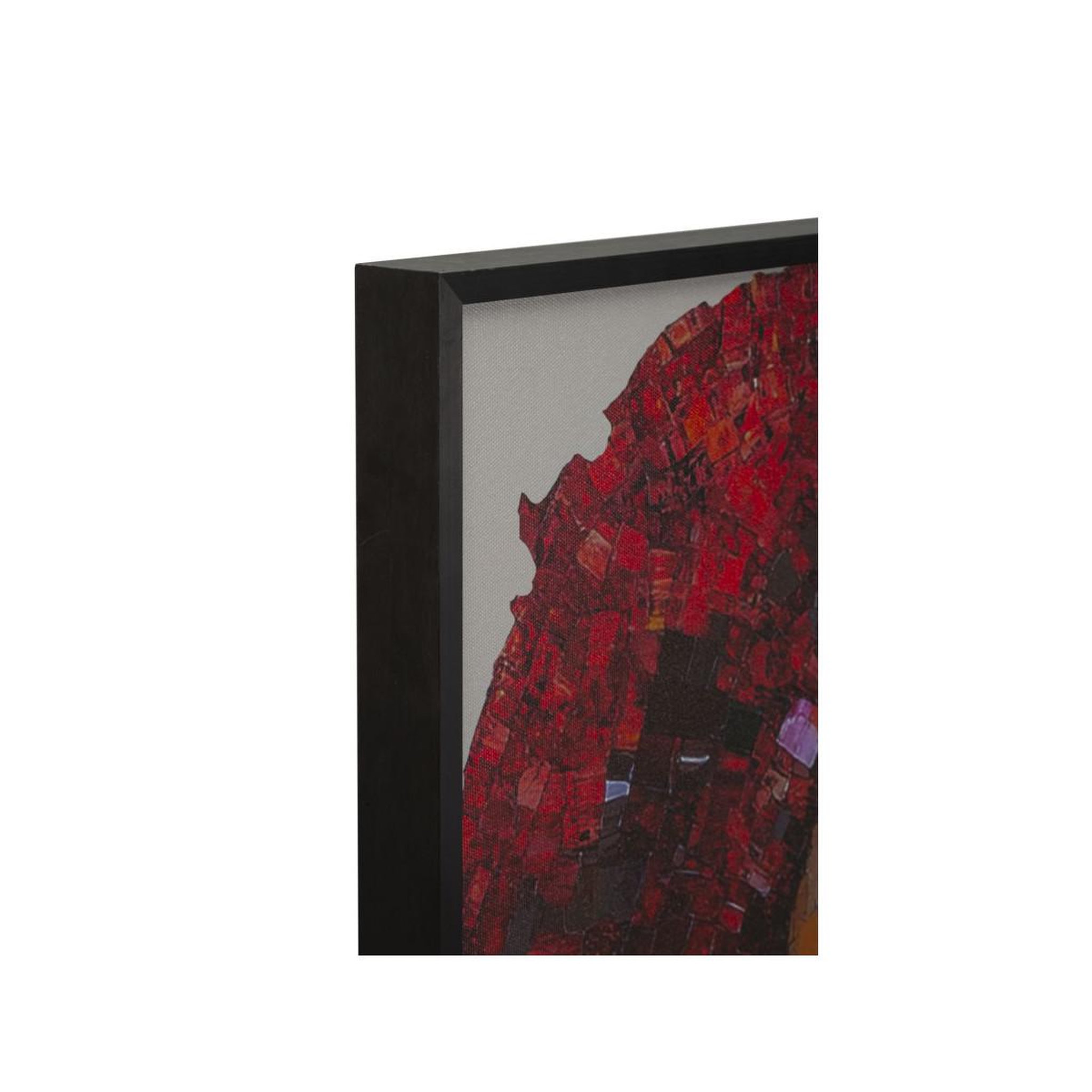Voir la diapositive 3 : Paris Prix Tableau imprimé à led  afro  60x90cm multicolore