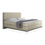 Voir la diapositive 4 : BEST MOBILIER Rafaela - lit boxspring - 180x200 - coffres et surmatelas inclus - en velours