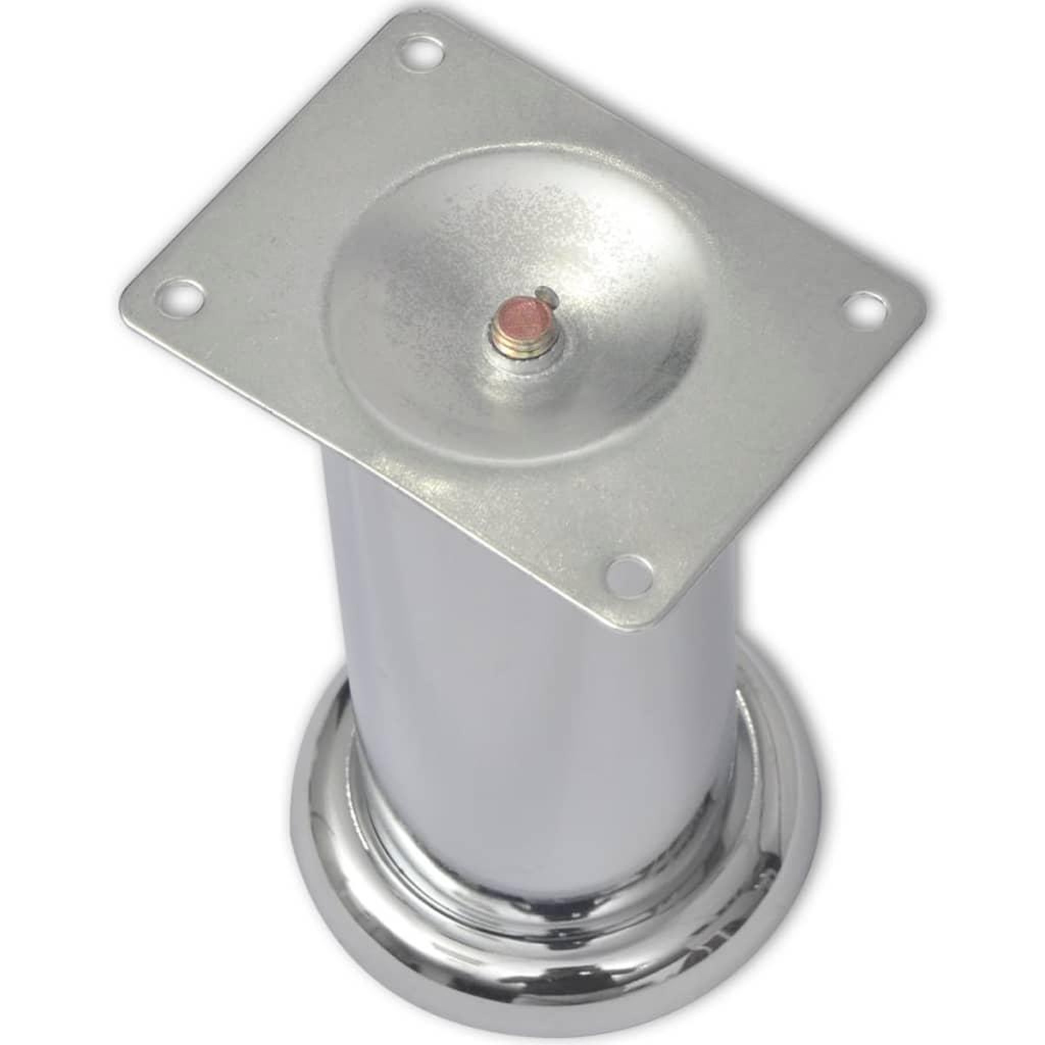 Voir la diapositive 3 : VIDAXL Pieds ronds de canape 8 pcs Chrome 120 mm
