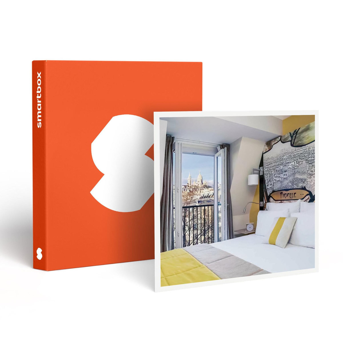 Smartbox Séjour de 2 jours en hôtel 4* avec champagne et vue sur le Sacré-Cœur de Montmartre à Paris - Coffret Cadeau Séjour