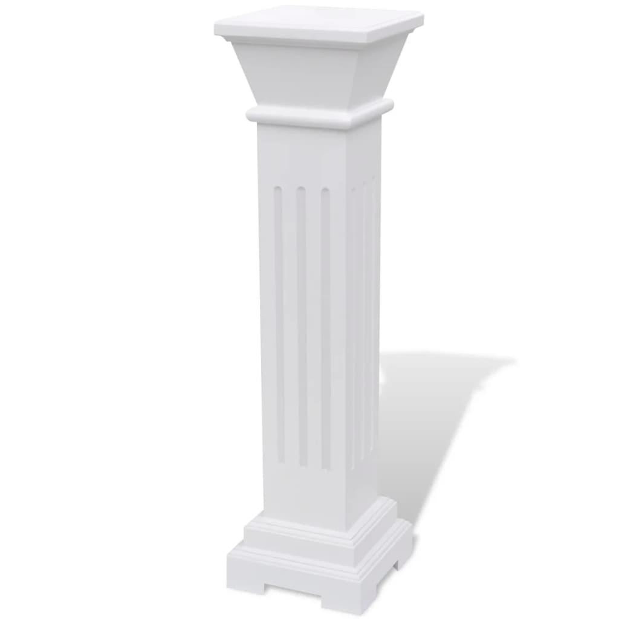 Voir la diapositive 2 : VIDAXL Support pilier classique carre pour plantes MDF