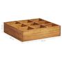 Voir la diapositive 6 : VIDAXL Lit surelevede jardin a herbes Bois d'acacia massif 60x60x15 cm