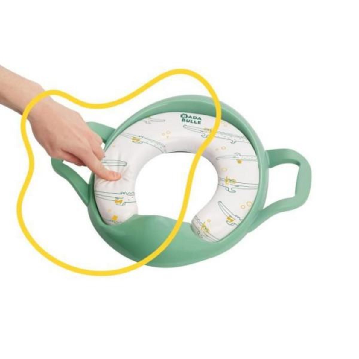 BADABULLE Badabulle Réducteur de toilette confort avec poignées, antidérapant et universel