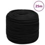 Voir la diapositive 1 : VIDAXL Corde de travail Noir 6 mm 25 m Polyester