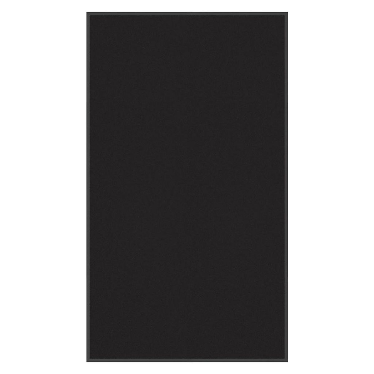 VIDAXL Paillasson noir 115x200 cm