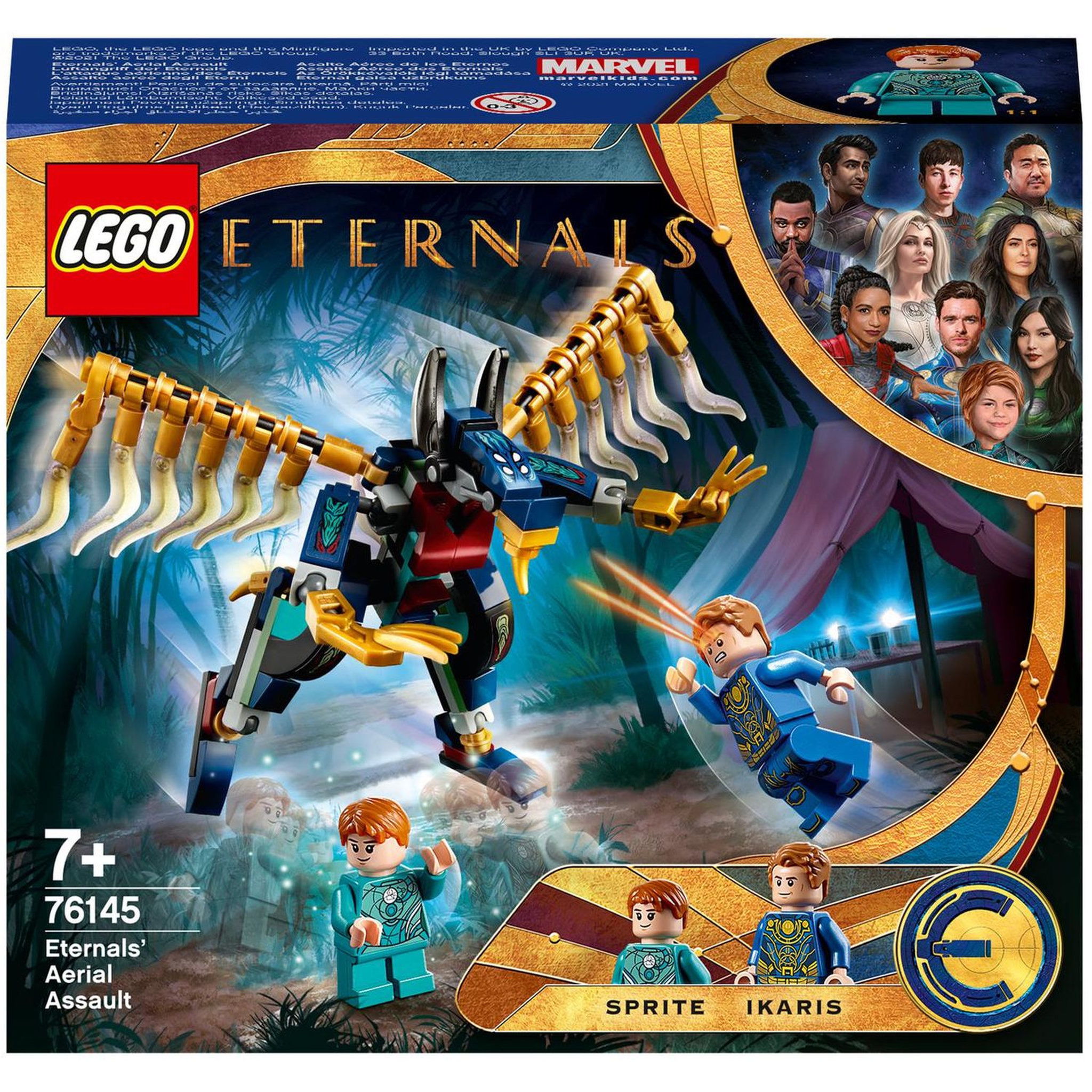 Voir la diapositive 1 : LEGO Super Heroes 76145 L&rsquo;attaque aérienne des Éternels