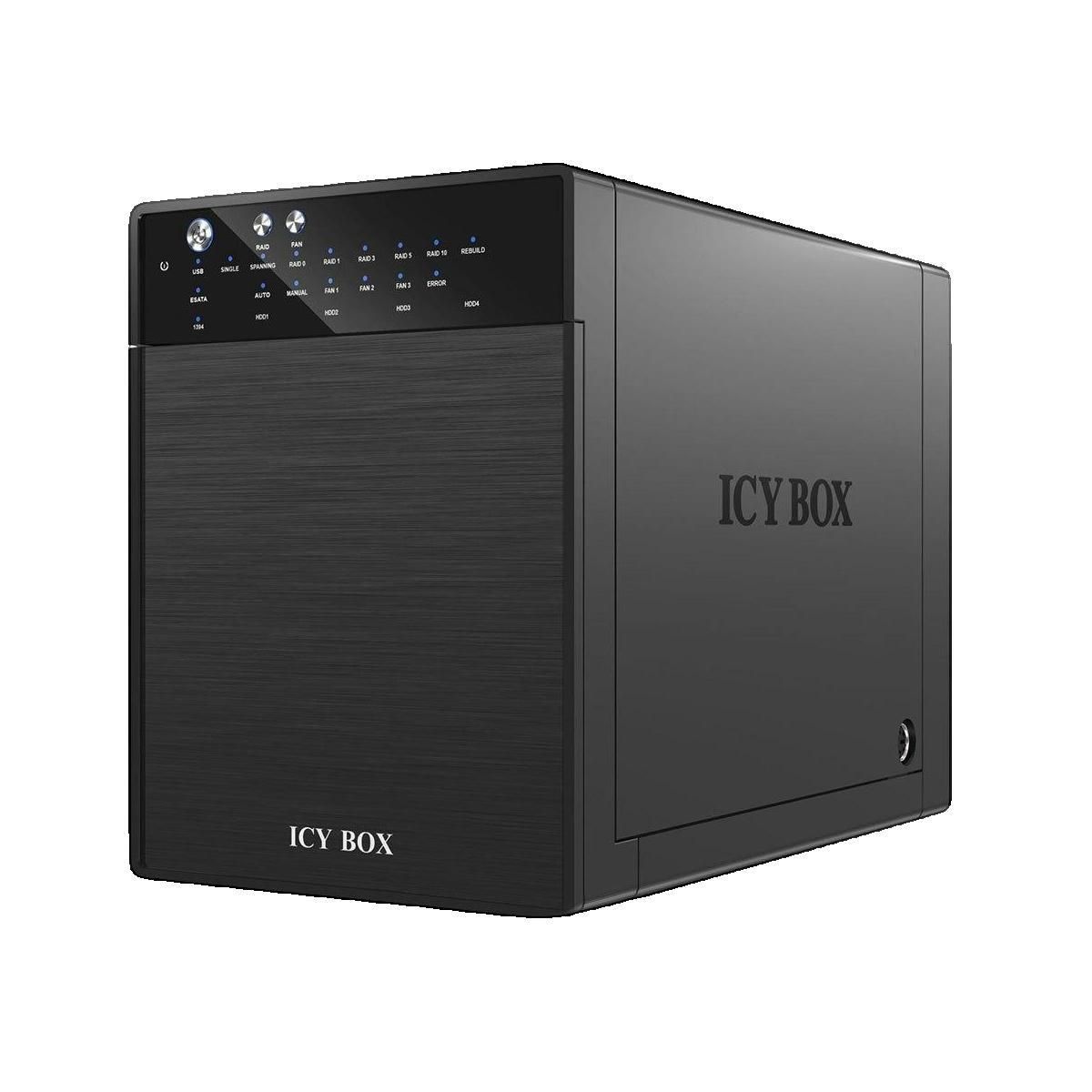 Icy Box Boîtier externe RAID ICY BOX IB-RD3640SU3 4 baies SATA 3,5  USB 3.0 et eSATA