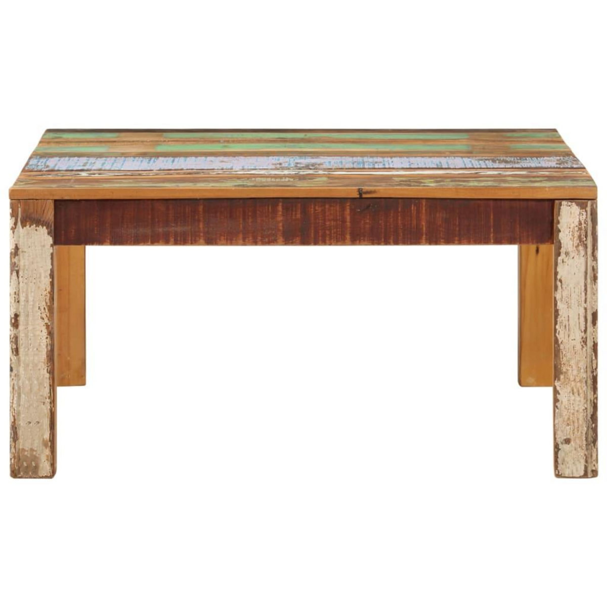 VIDAXL Table basse 80x80x40 cm Bois de recuperation massif
