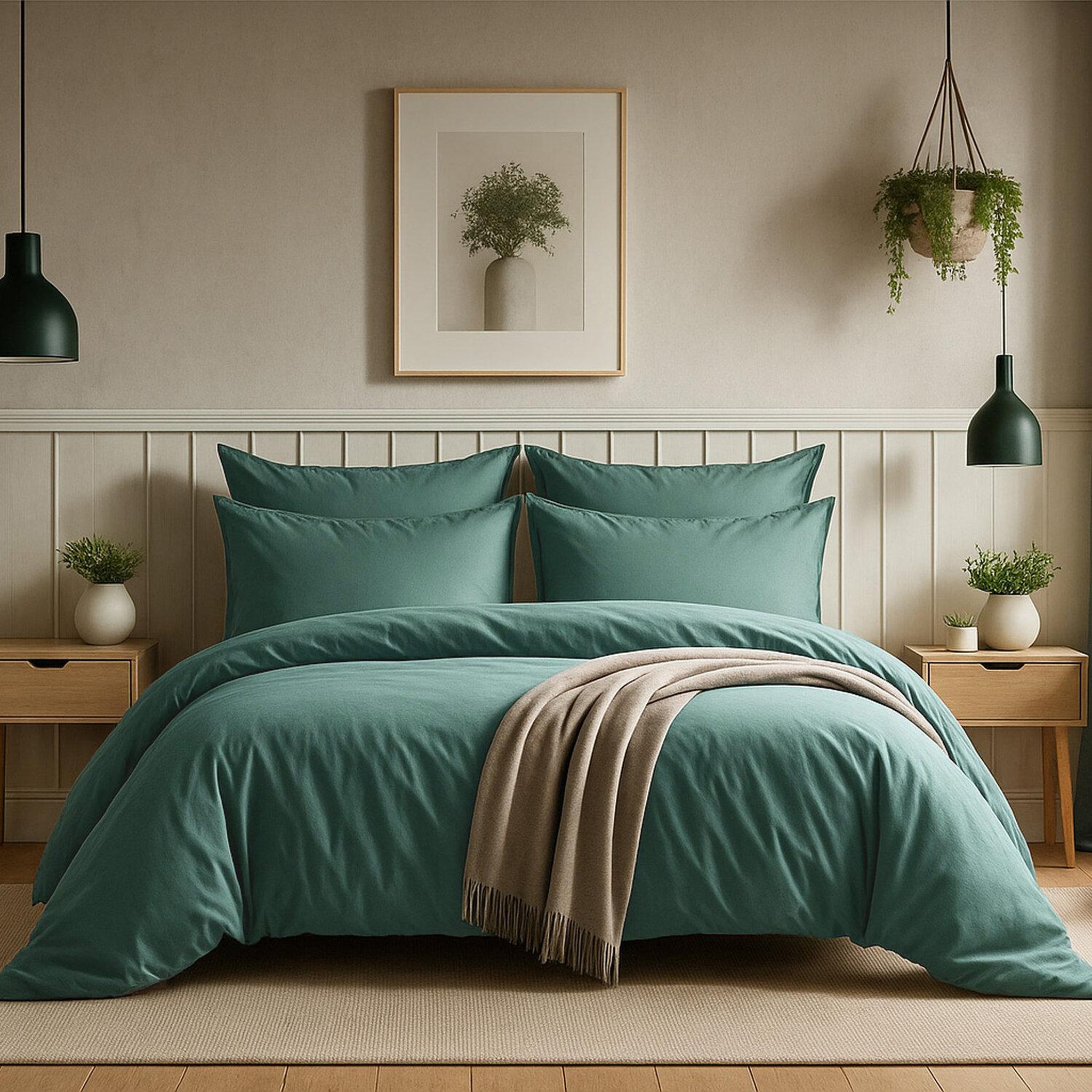 Voir la diapositive 3 : Home collection Drap housse 100% coton 57fils, essentiel