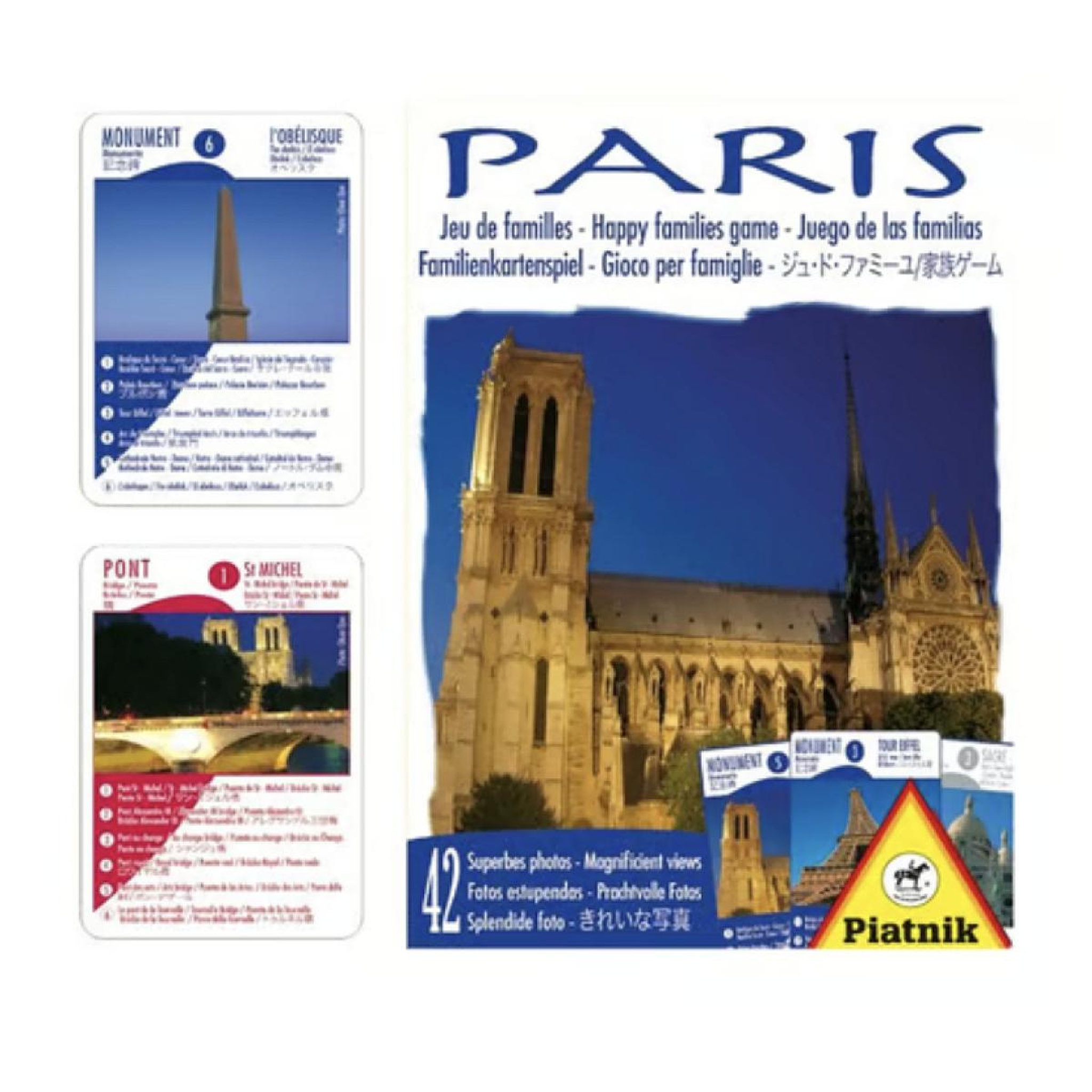 Piatnik Jeu de 7 familles - theme Paris