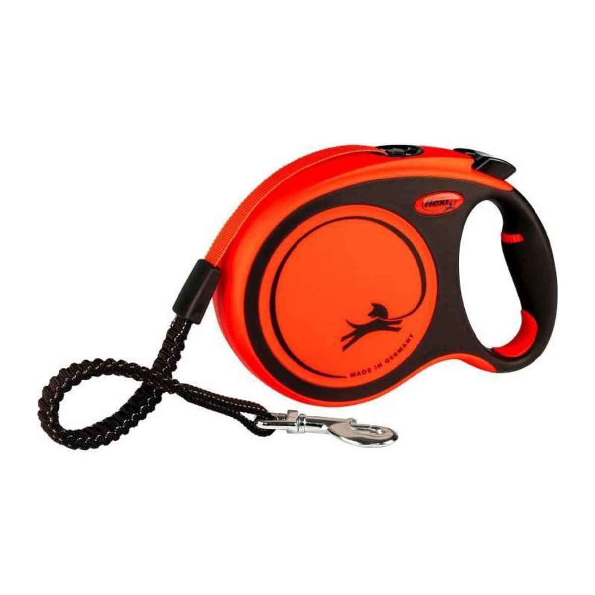 Flexi Laisse sangle TRIXIE flexi XTREME - Taille L - 8m - Noir et orange