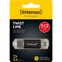 Voir la diapositive 1 : Intenso Clé USB 512GB Twist Line USB 3.2