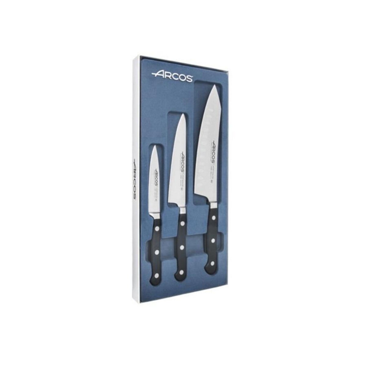 Arcos Set de 3 couteaux de cuisine inox - 805900