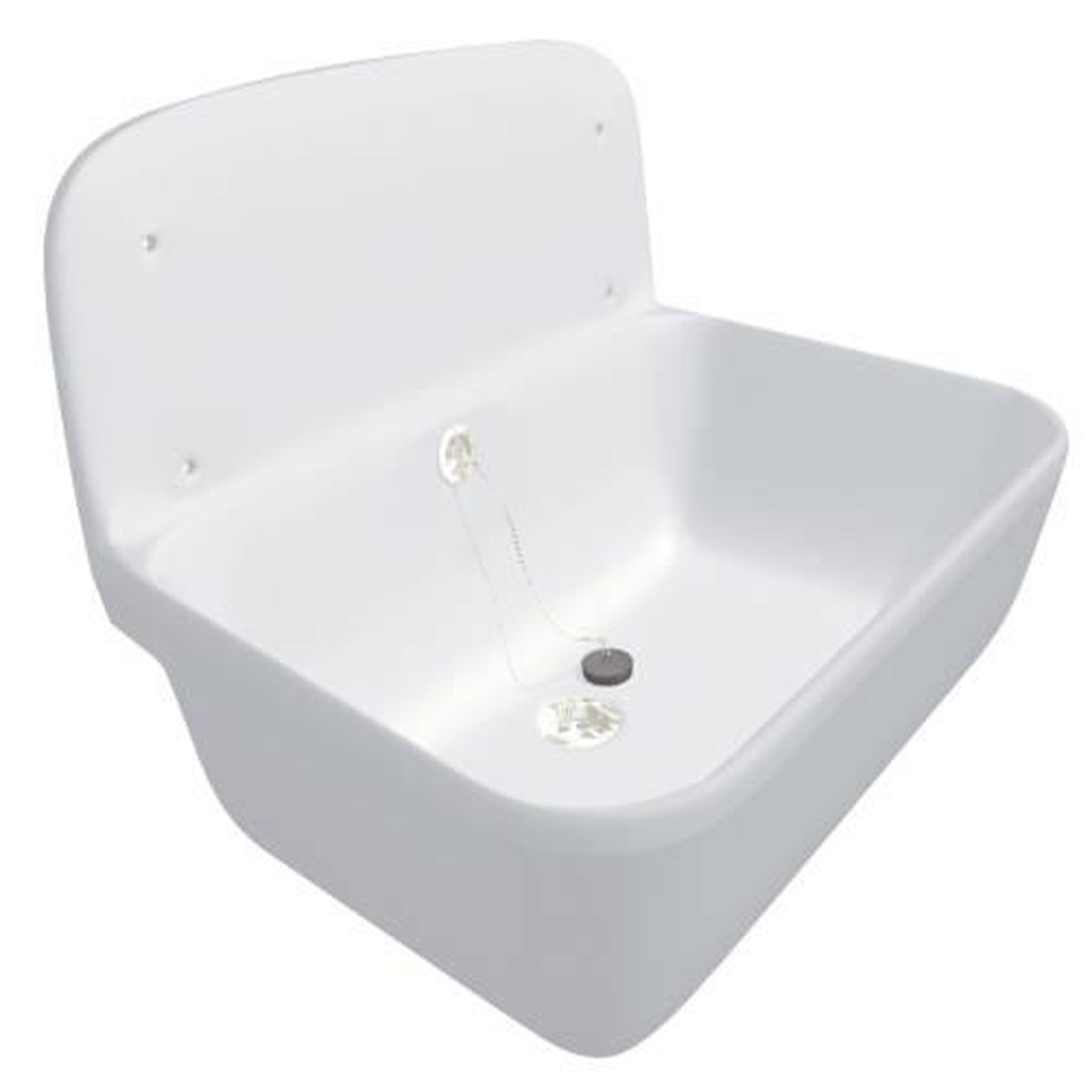 NICOLL Evier à poser 50cm blanc - 332620