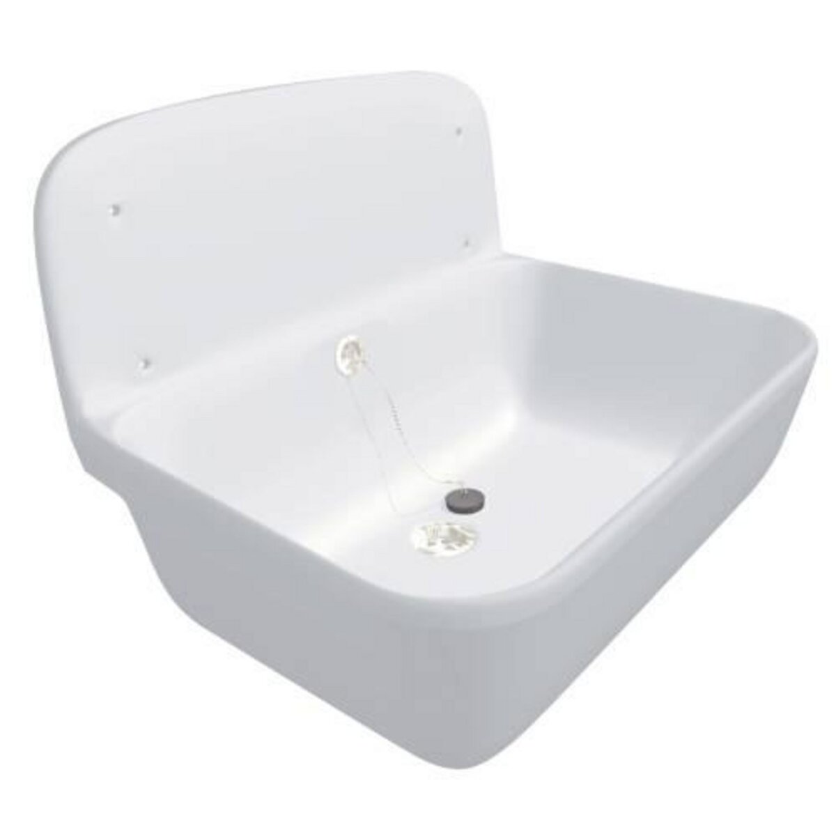 NICOLL Evier à poser 50cm blanc - 332620