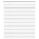 VIDAXL Store zebre blanc 135x150 cm largeur du tissu 130,9cm polyester