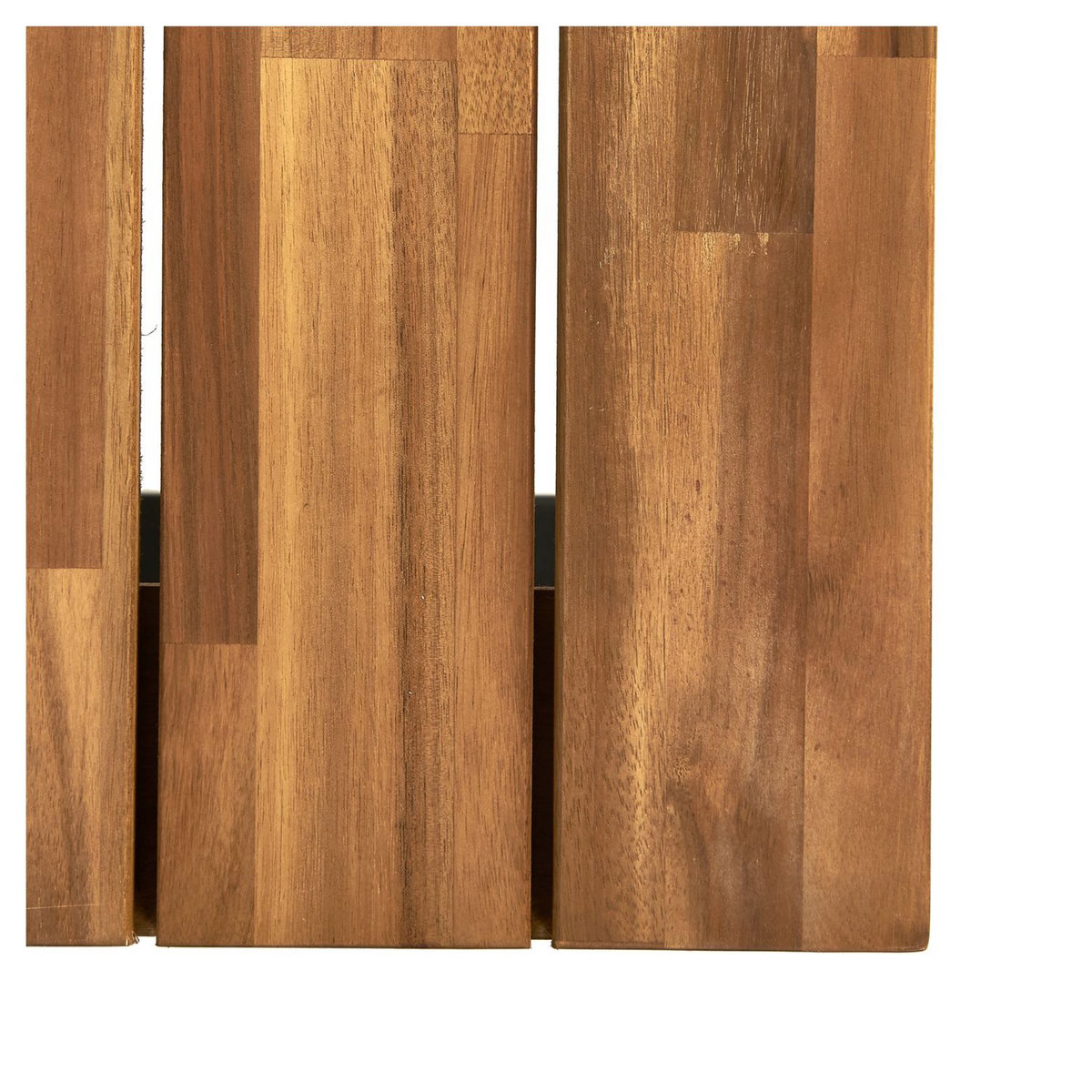 GARDENSTAR Salon bas de jardin - 5 places - Bois d'acacia - Gris