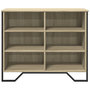 Voir la diapositive 4 : VIDAXL Buffet chene sonoma 91x35,5x74,5 cm bois d'ingenierie