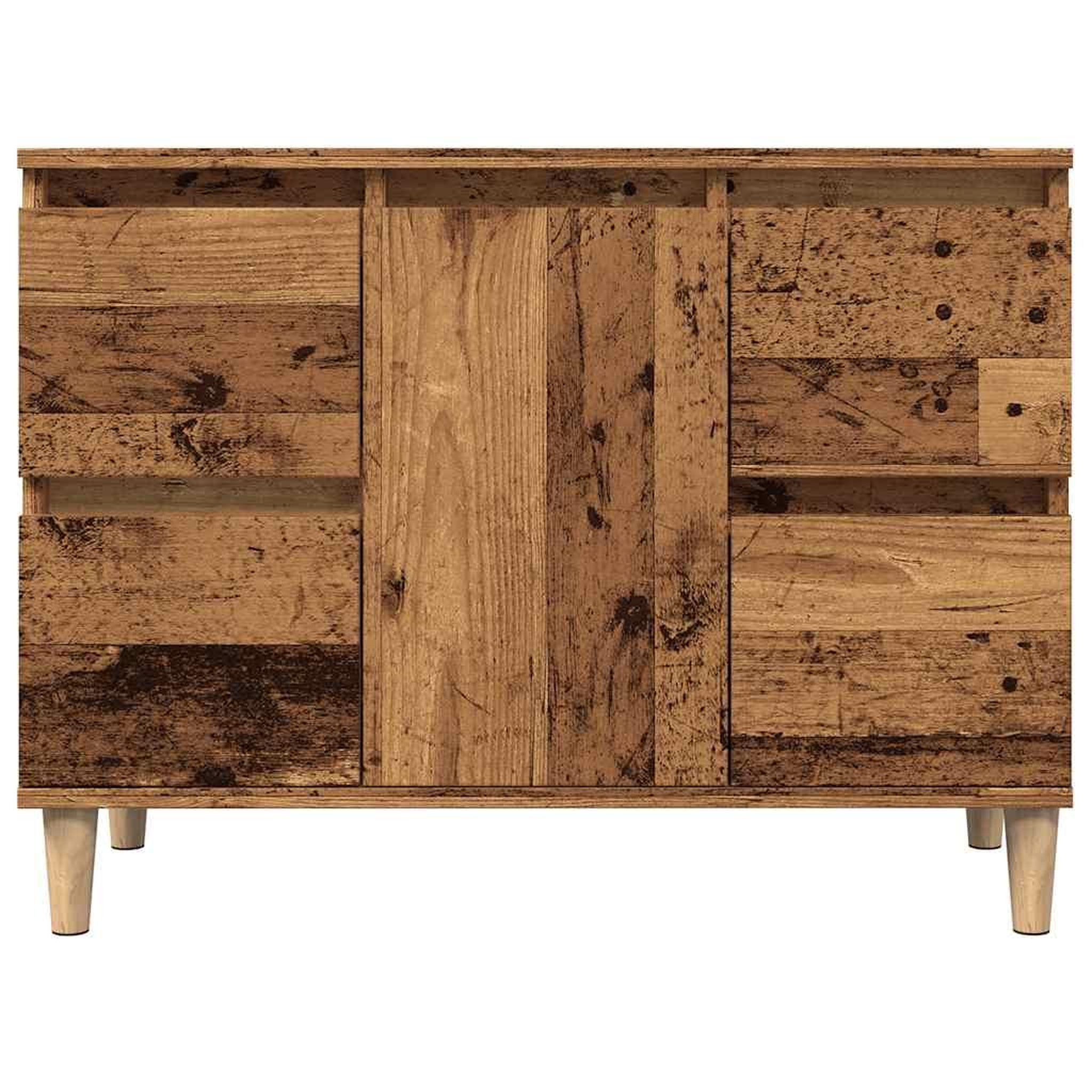 Voir la diapositive 4 : VIDAXL Armoire d'evier vieux bois 80x33x60 cm bois d'ingenierie