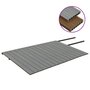 VIDAXL Panneaux de terrasse et accessoires WPC Marron/gris 30 m^2 2,2 m