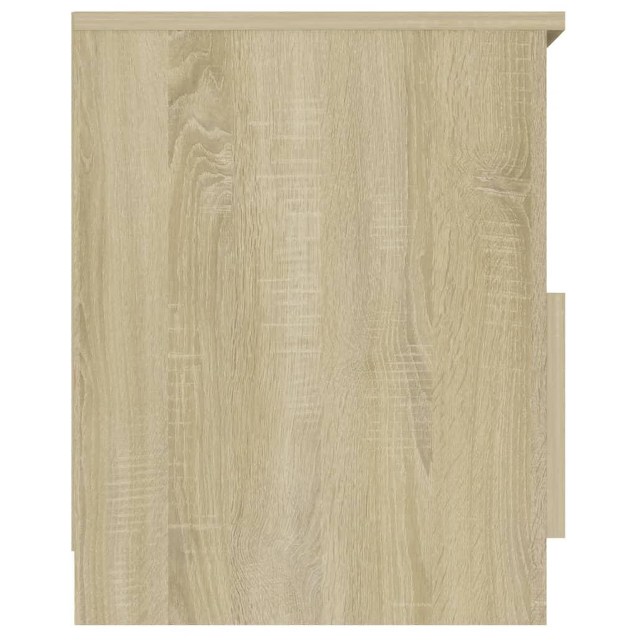 Voir la diapositive 4 : VIDAXL Table de chevet Chene sonoma 40x40x50 cm Agglomere