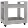 Voir la diapositive 2 : VIDAXL Chariot de bureau Sonoma gris 60x45x60 cm Bois d'ingenierie