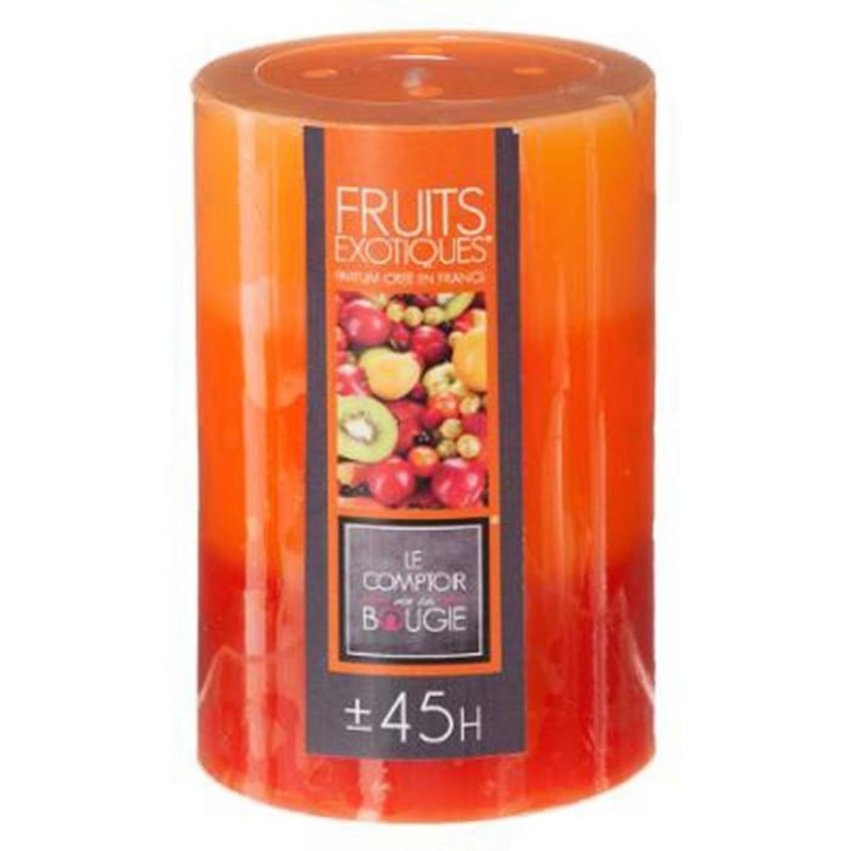 COMPTOIR DE LA BOUGIE Bougie Parfumée Ronde  Trio  310g Fruits Exotiques