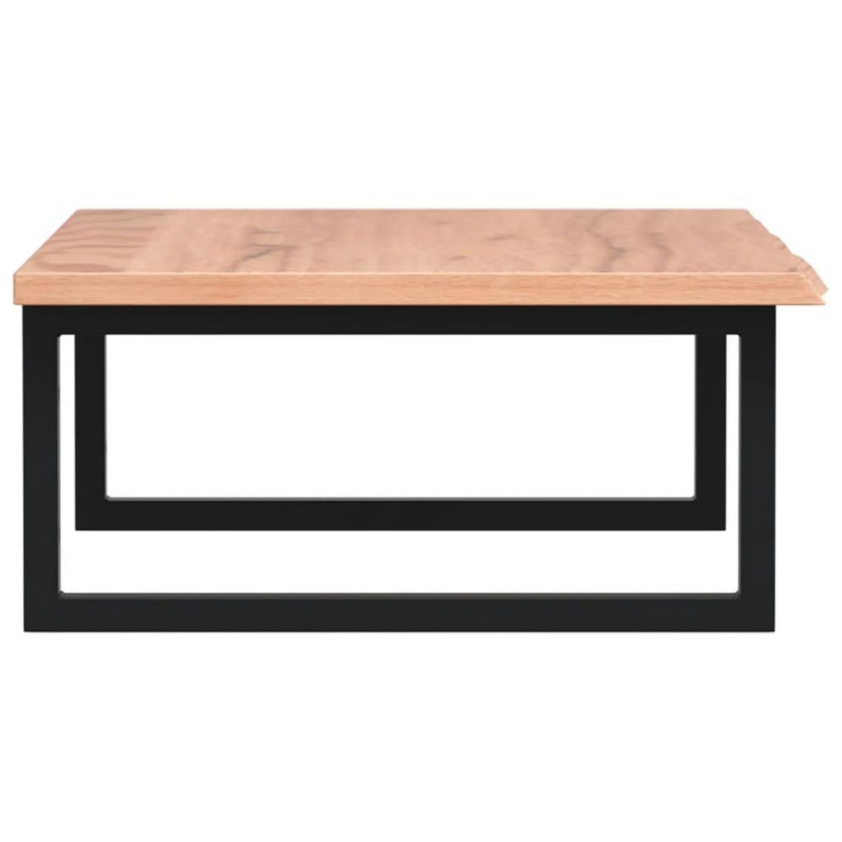 VIDAXL Etagere de vasque murale acier et bois de chene massif