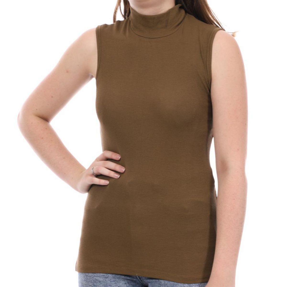 Scotch & Soda Top kaki Femme Scotch & Soda