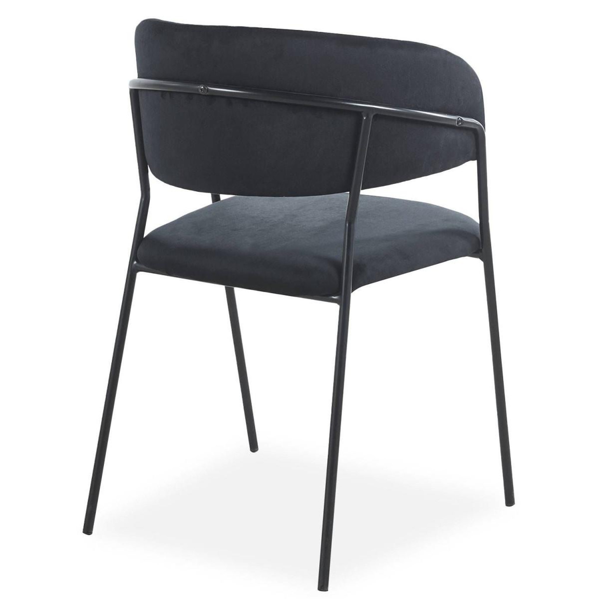 Voir la diapositive 5 : Paris Prix Lot de 8 chaises en velours  batora  79cm noir