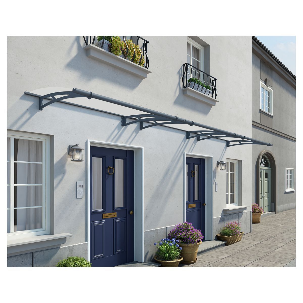 Canopia by PALRAM Marquise AQUILA 4500 Gris anthracite