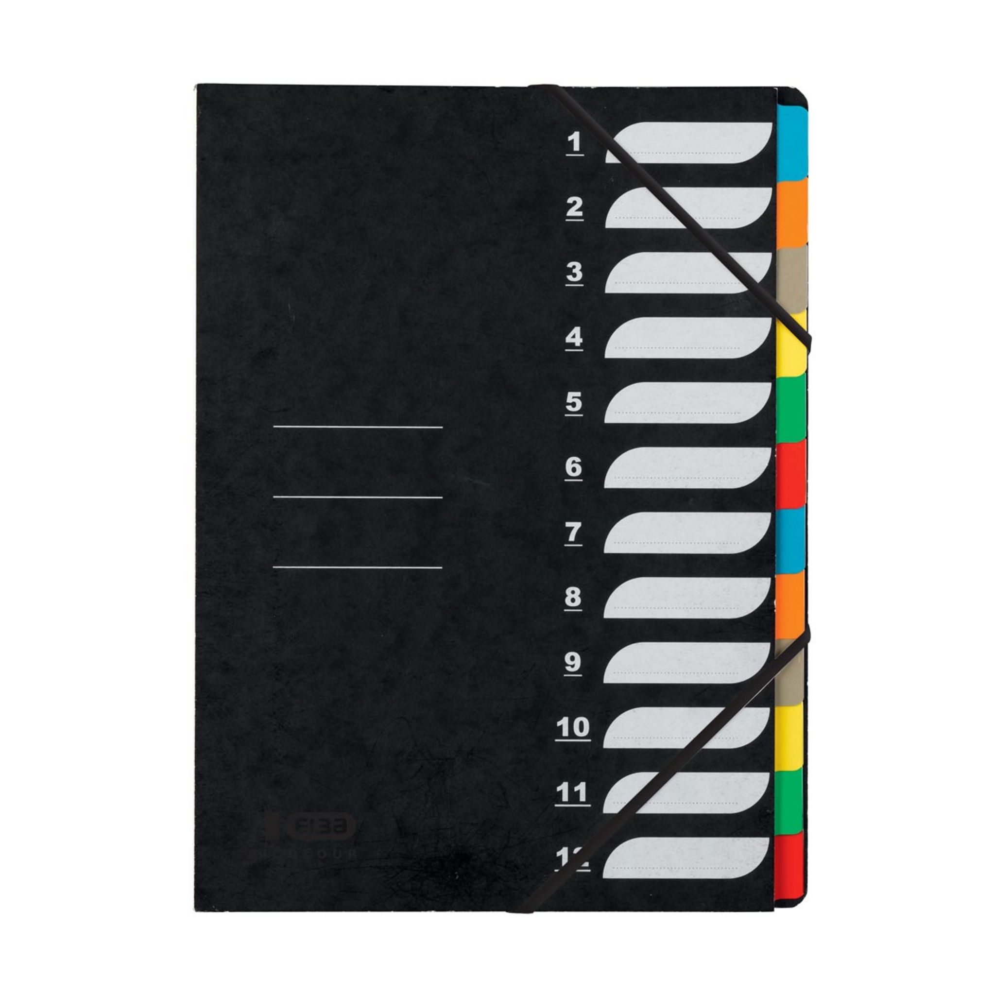 Elba 400065631 Trieur Extensible 8 Compartiments A4 Pour Étudiants - Couleurs Aléatoires
