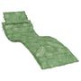 Voir la diapositive 2 : VIDAXL Coussin de chaise longue motif de feuilles tissu oxford